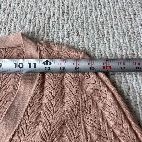 PAIGE Susan Pointelle Cotton & Silk Blend Cardigan - Picture 10 of 13